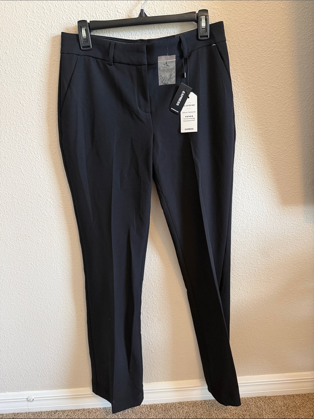 Express Women's Black Slim Ankle Trousers